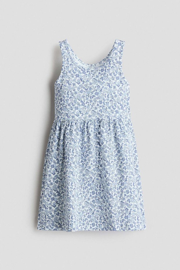 Patterned cotton dress