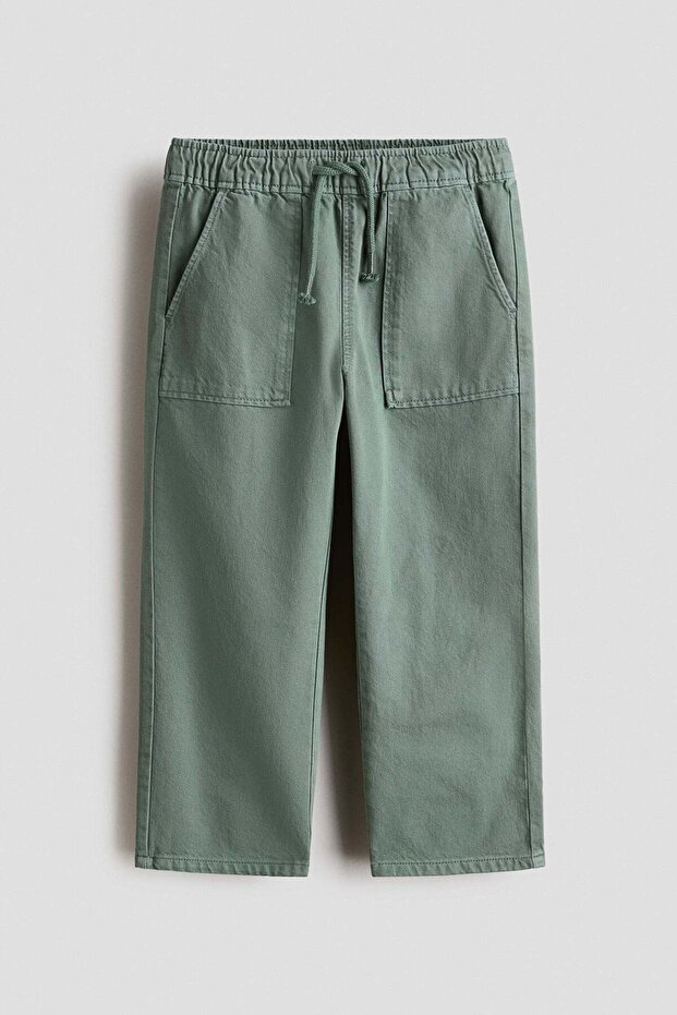 Cotton twill joggers