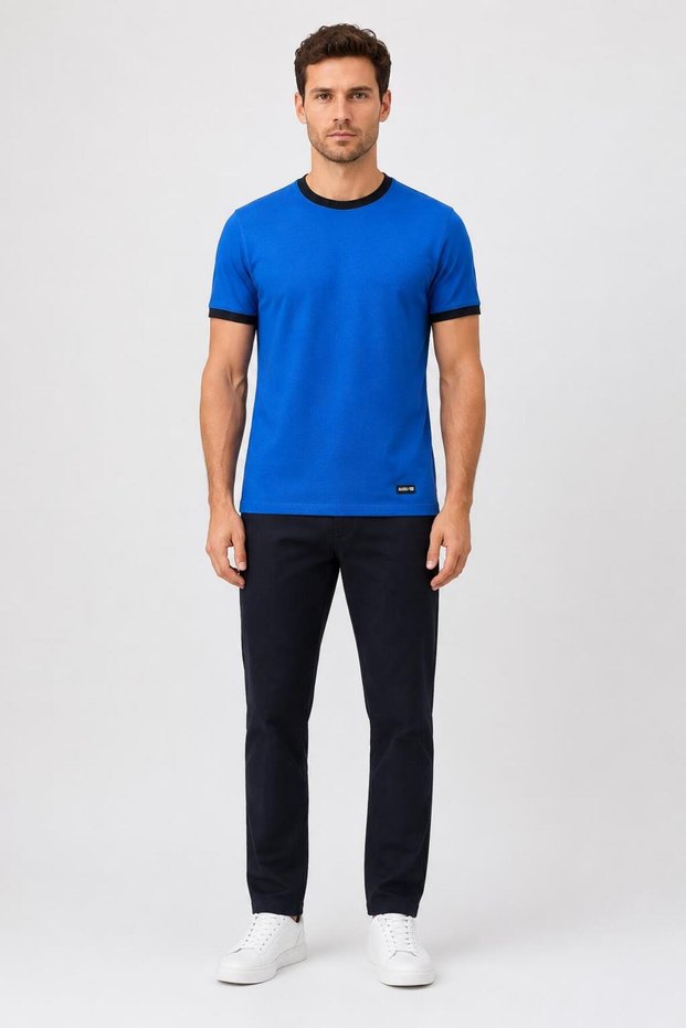 Collar Detailed T-Shirt