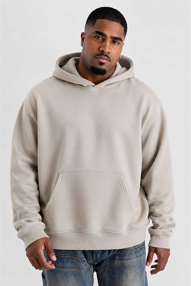 3 Yarn Combed Cotton Plus Size Unisex Sweatshirt Mw3