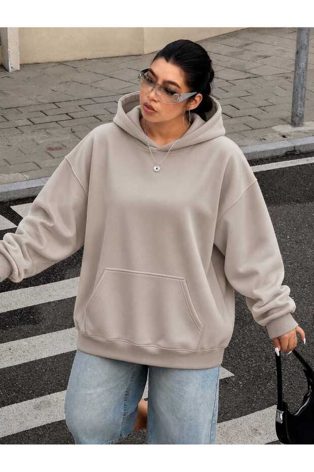 3 Yarn Combed Cotton Plus Size Unisex Sweatshirt Me1