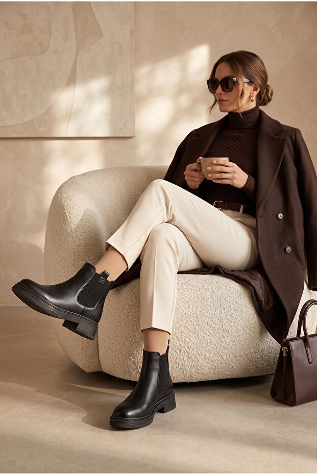 D0104 Daily Women's Side Elastic Boots