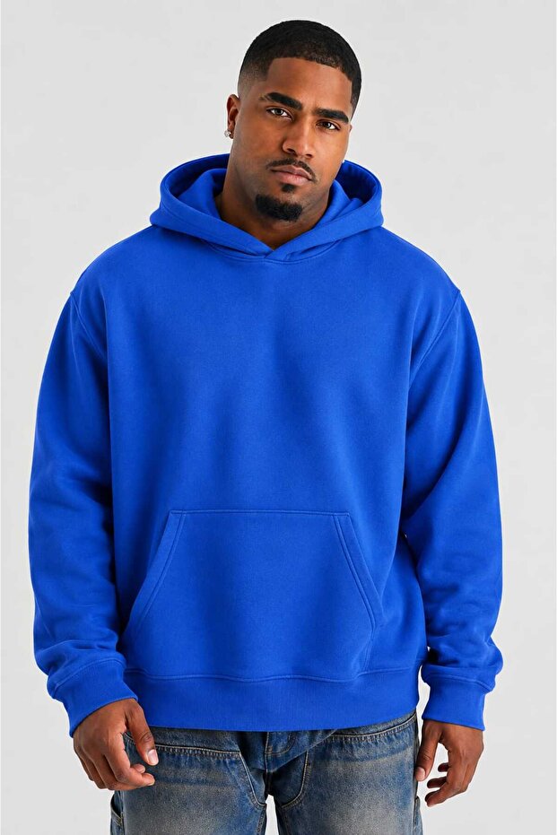 3 Yarn Combed Cotton Plus Size Unisex Sweatshirt Mw3