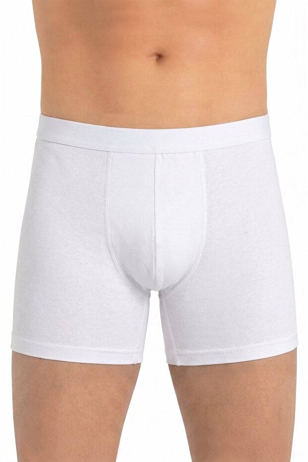 Men's Single Modal Cotton Boxer Long Leg Thin Waist Elastic Breathable Fabric (135011)
