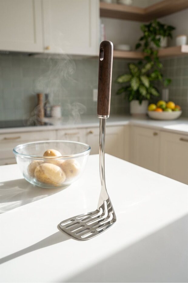 Elitecraft Stainless Steel Potato Masher - 33 cm