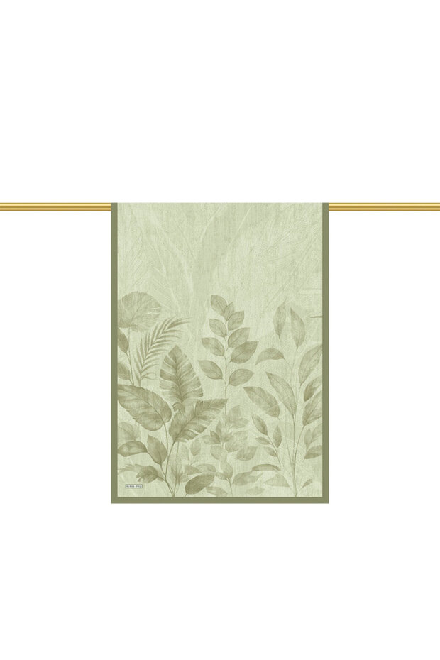 Olive Hazan Pattern Silk Cotton Sofia Shawl