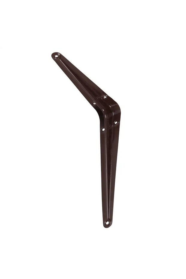 Steel Shelf Bracket (15 x 20 cm, Brown)