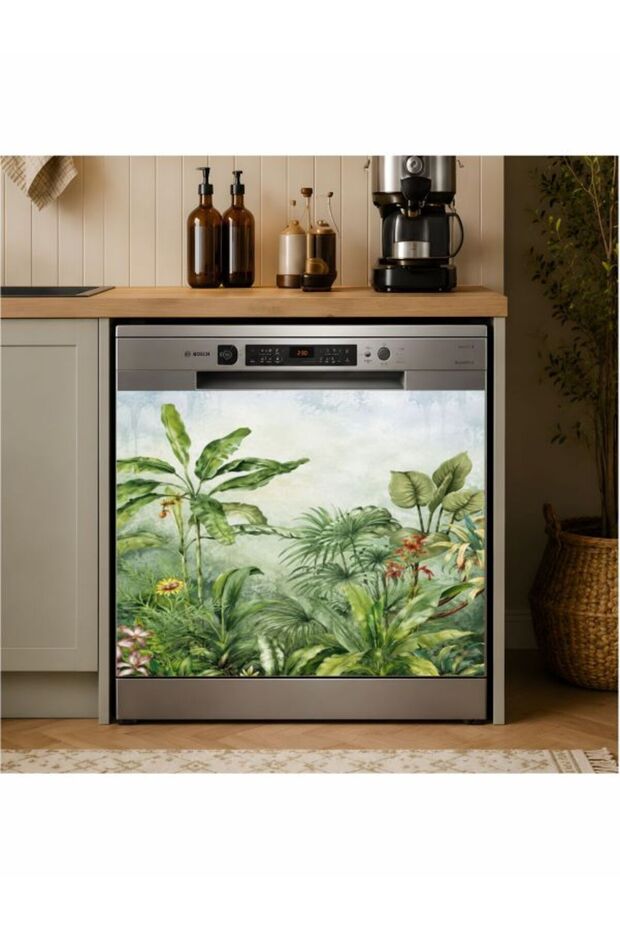 Dishwasher Sticker 70X70 cm Exotic Green Model 14