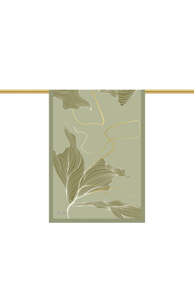 Olive Lavin Patterned Crepe Silk Shawl