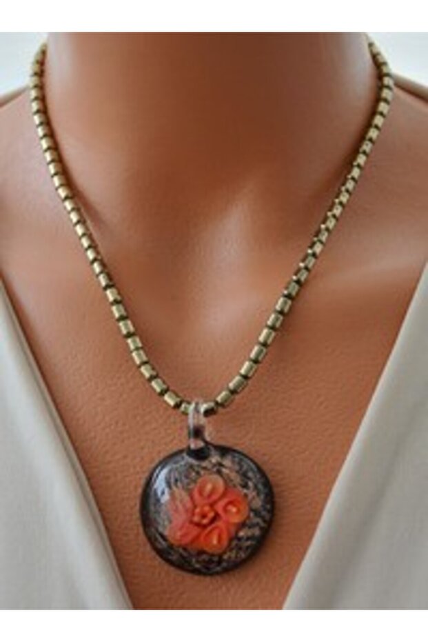 Necklace - Red -