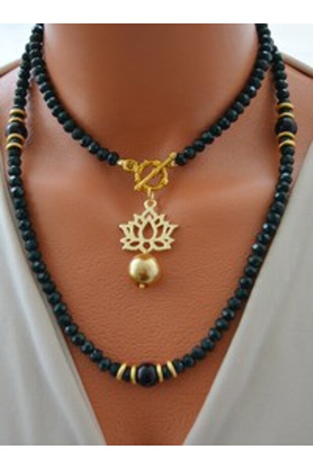 Necklace - Green -