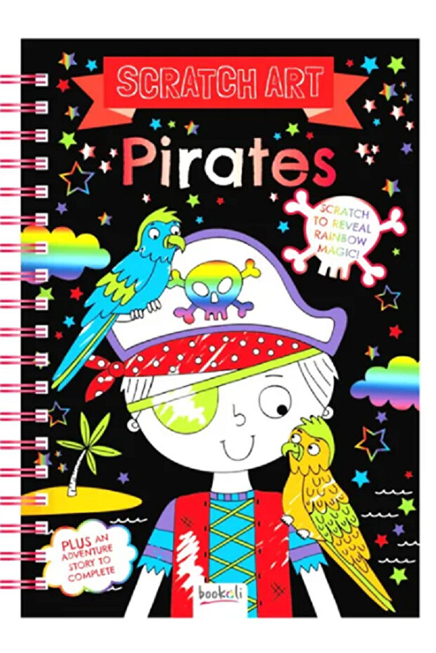 Scratch Art Pirates To Reveal Rainbow Magic