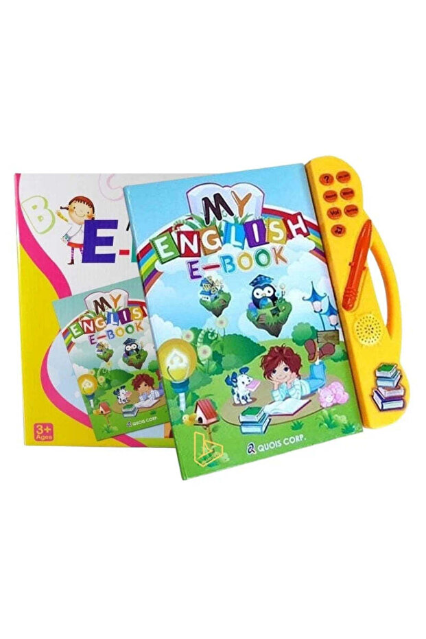 My English E-Book for Kids – Interactive Educational Learning Book with Sounds, Alphabets & Words