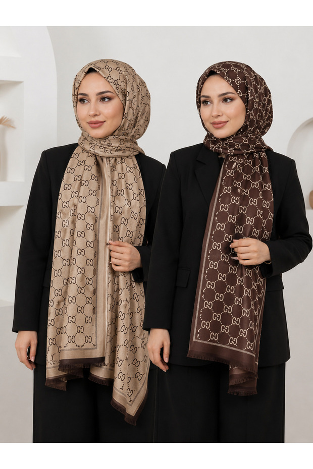 Double-Sided Cashmere Hijab Shawl