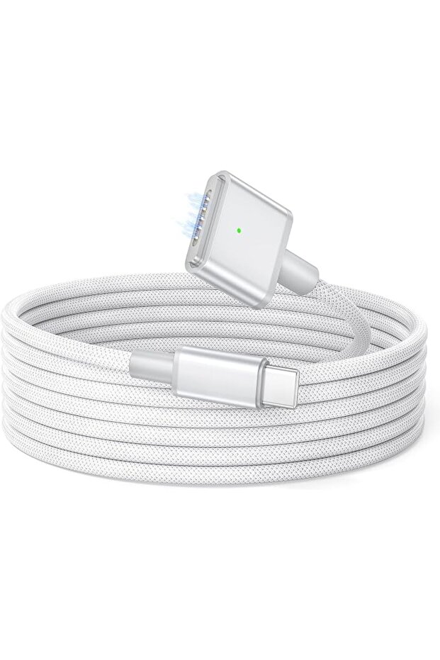 كابل شحن مغناطيسي USB C إلى 3 منافذ، شحن سريع 140 واط، 2 متر