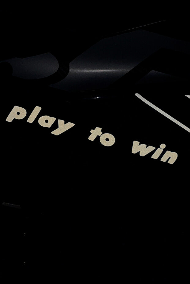 Play to Win Lettering Sticker Decal with Reflectors for Cfmoto Sr250 (2 Pcs)