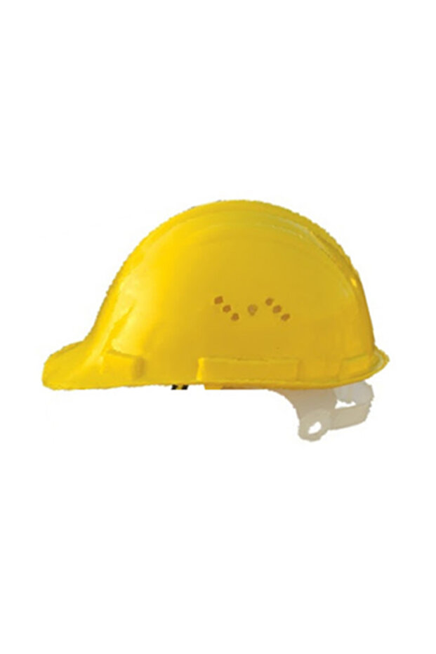 Yellow Keyed Back Adjustable Helmet Without Air Hole (K0)