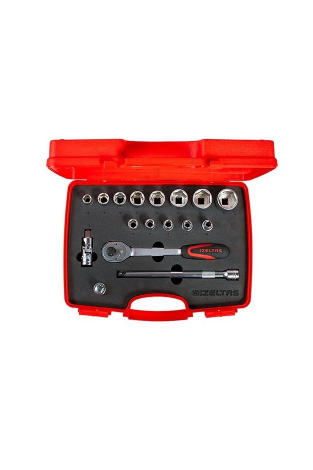 Izeltas 1113002017 1/2 hex socket set 17 pieces