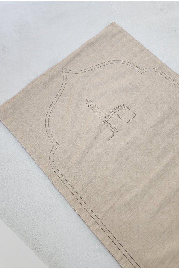 Seccade Natural Flat Sponge with Inner Filling 70X115 Ç3 Embroidery