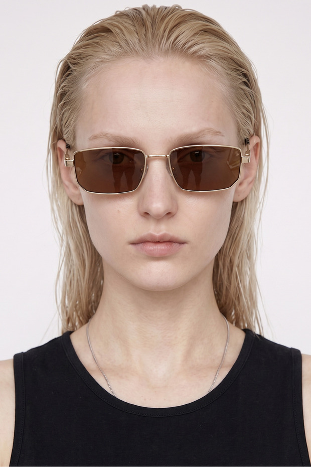 Levaf Gold Brown Sunglasses