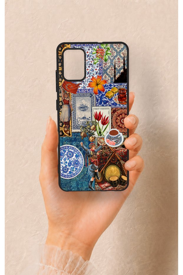 Samsung A51 Compatible Ottoman and Turkish Culture Patterned Silicone Case