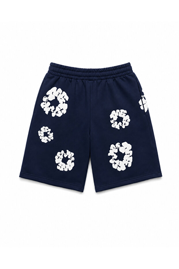 Unisex New Floral Printed Oversize Shorts
