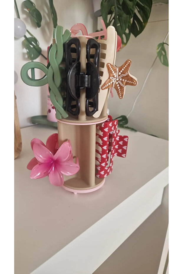 360 ° Rotating Hair Clip Organizer Hairpin Holder Modular Hair Accessory Organizer