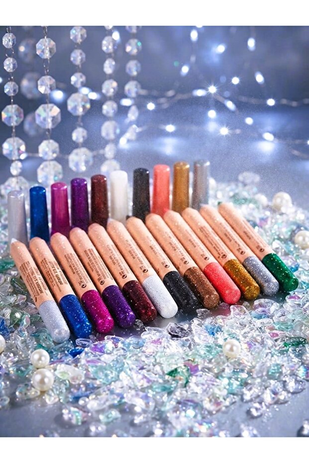 Glitter Eyeliner 12-Piece Set