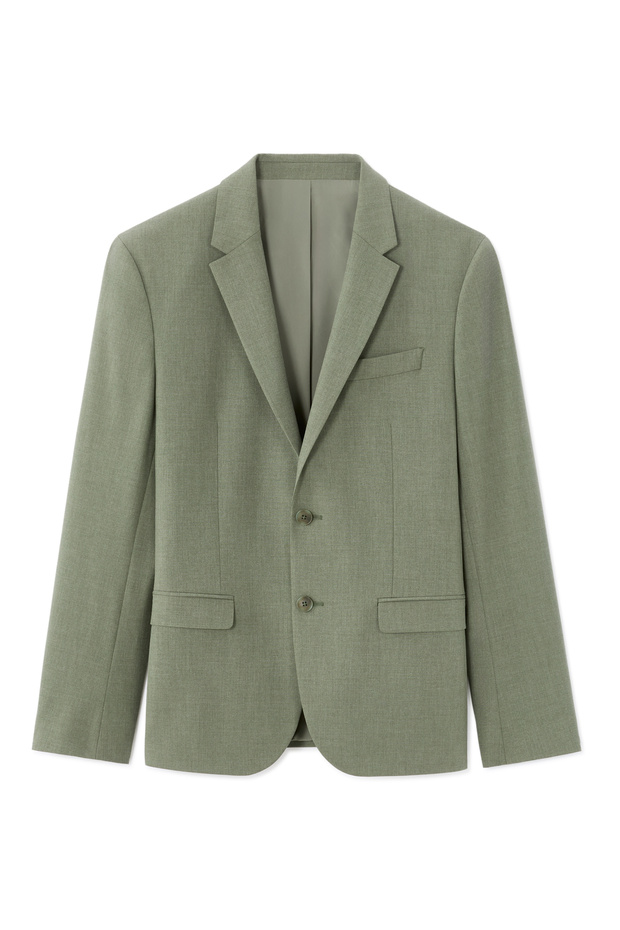 Muamaury - Blazer slim, verde