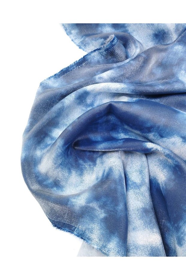 Full Body Monorail Satin Satin Woven Fabric in Navy Blue, White, and Blue Colors for Dresses & Skirts