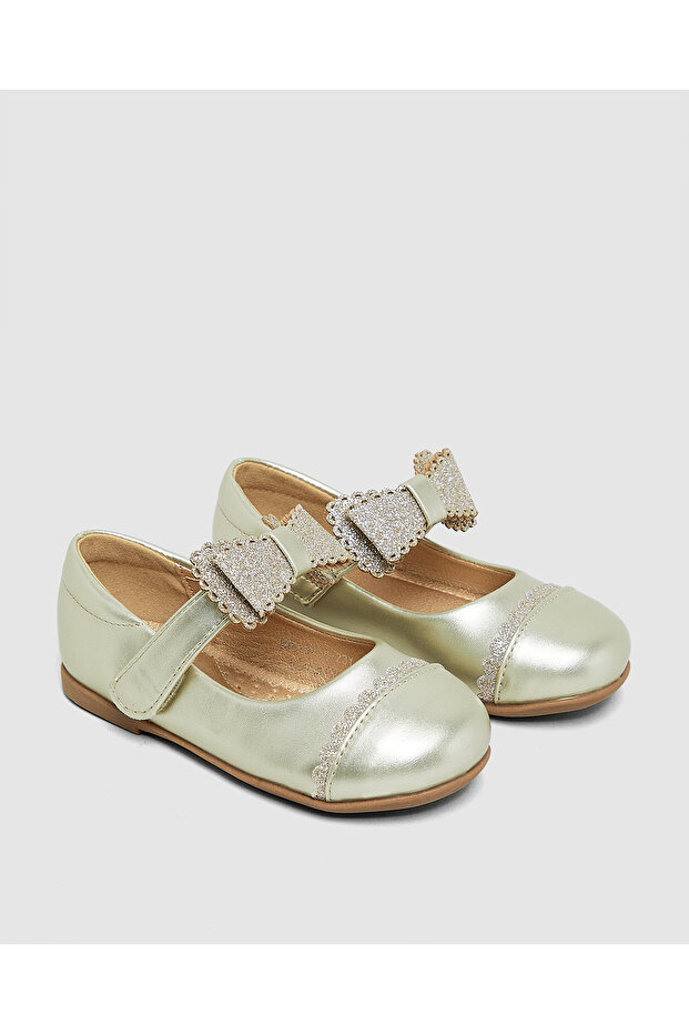 Plain Velcro Round Toe Mary Jane Shoe