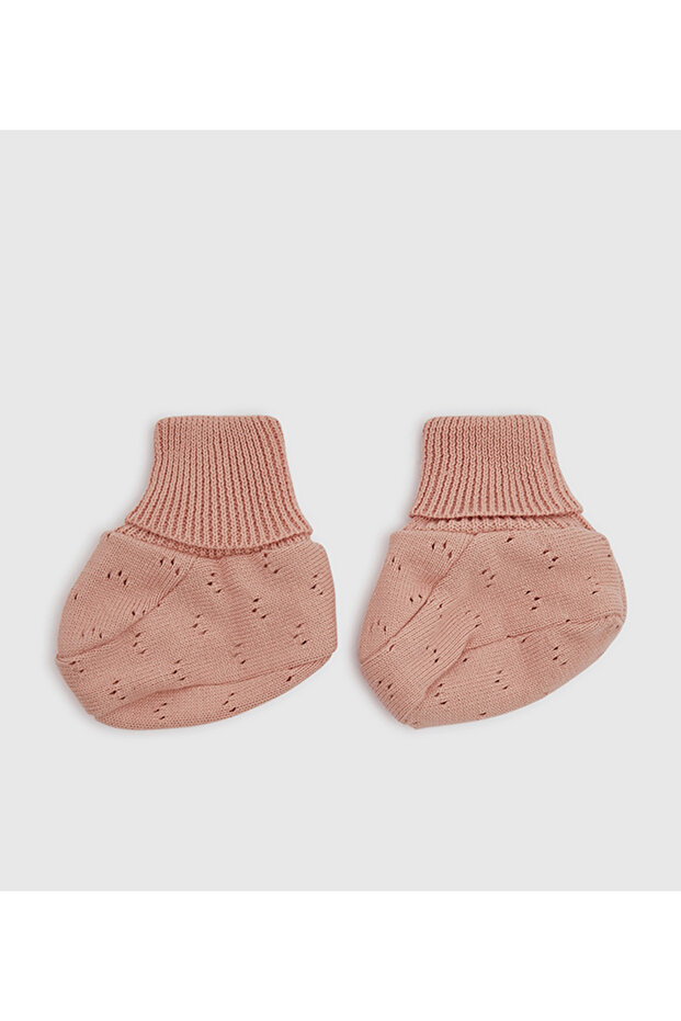 Textured Pink Booties