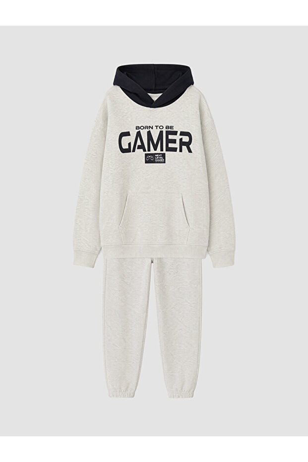 Quality Pieces Hooded Boy's Tracksuit Set from Çelebi Store