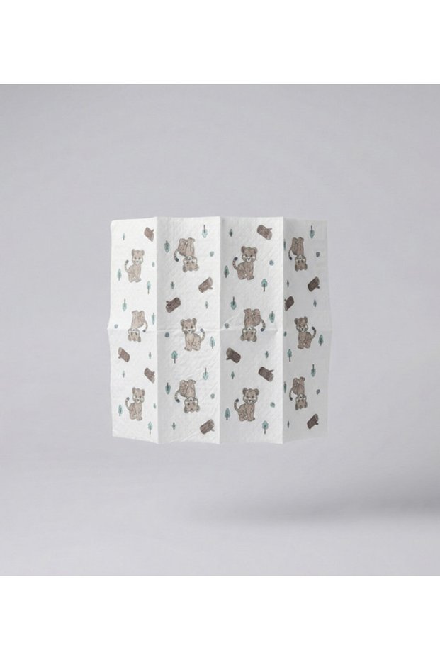 Printed White Wipes