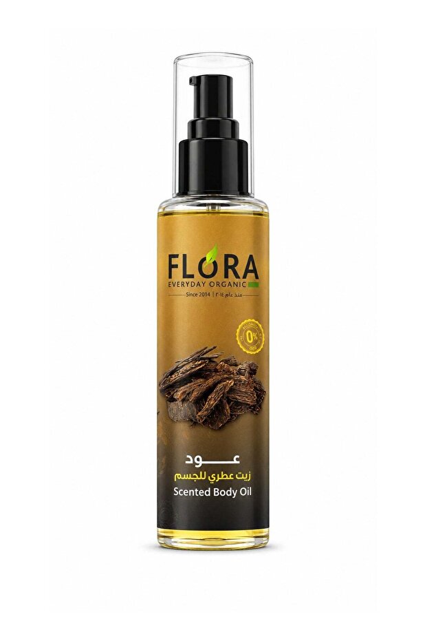 Oud Scented Body Oil, Moisturizing & Long-Lasting Fragrance, 100ml