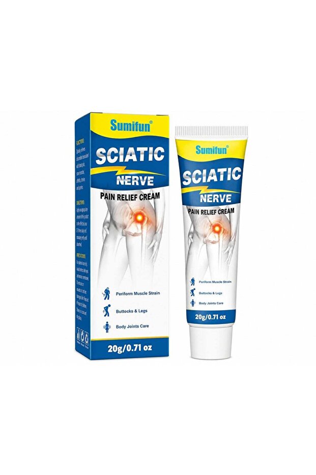 Sciatic Nerve Pain Relief Cream, Fast & Long-Lasting Muscle & Joint Care, 20g