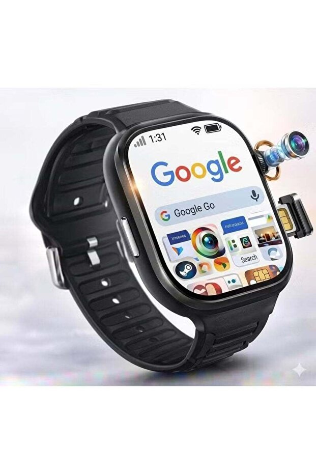 C99 Plus Smartwatch 2.06'' AMOLED HD Display, 6+64GB Memory, GPS WiFi, 3D Rotation Camera