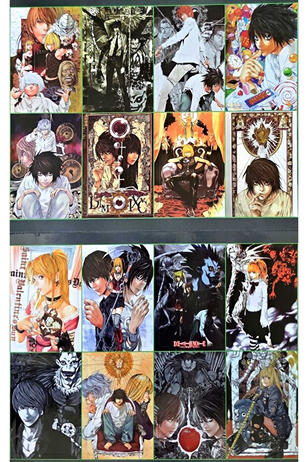 Anime Death Note Sticker Set 6X4 cm 16 Pieces