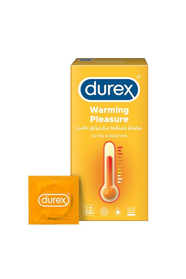 Warming Pleasure Condom - 12 pcs