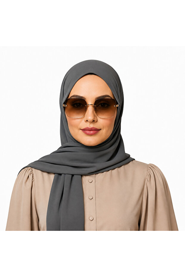 Ladies Rayon Hijab Size M – Elegant Plain Modest Headscarf for girls