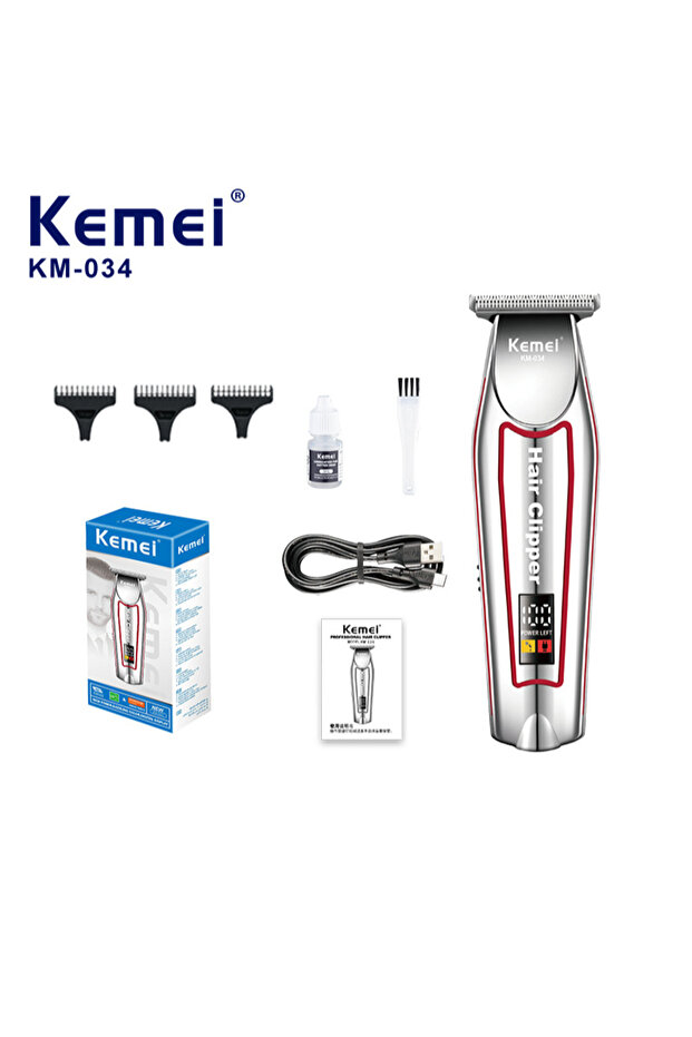 ماكينة تشذيب Km 034، 4 إعدادات للطول