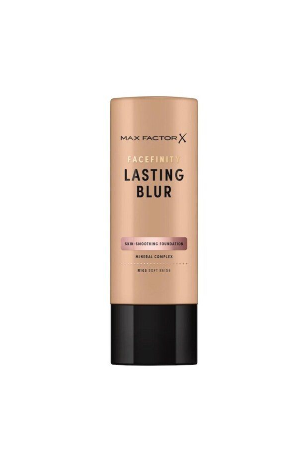 Facefinity Lasting Blur Liquid Foundation 105N Soft Beige, 35 ML
