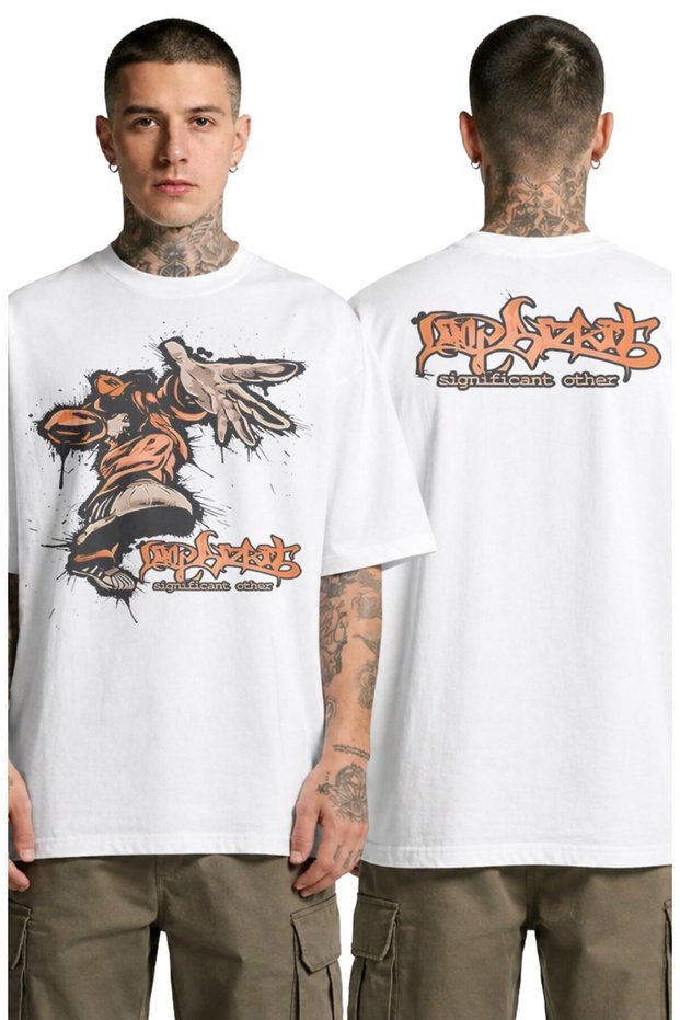 Unisex Limp Bizkit Significant Other Ense Printed T-Shirt, Oversize Rock Band Themed Tshirt
