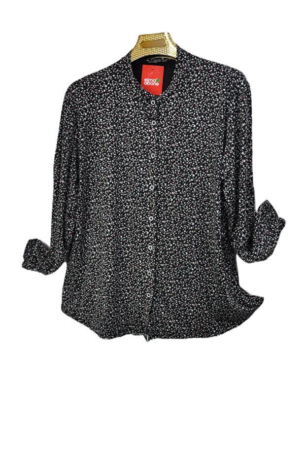 Plus Size Ronjon Combed Cotton Button-Up Shirt