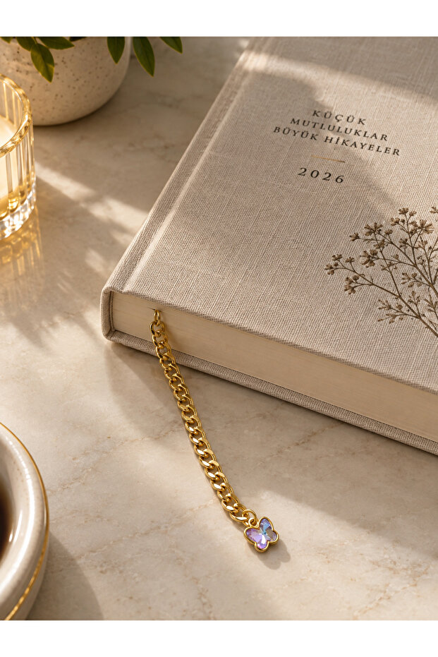 Special Design Notebook and Agenda Charm - Butterfly