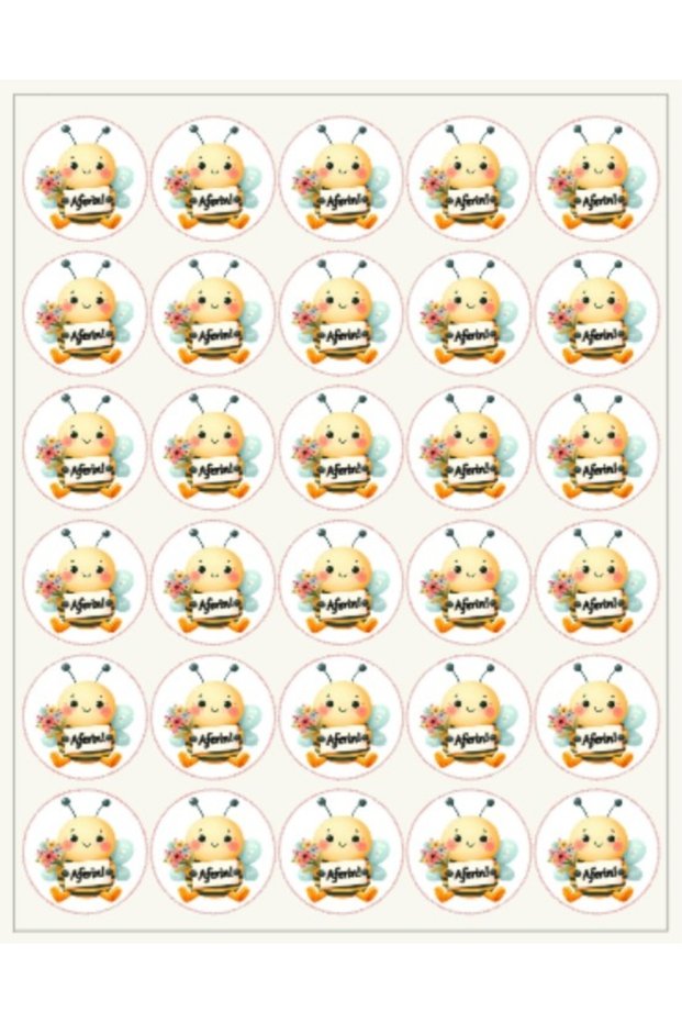 Cute Bees Well Done Sticker Set School Reward Motivational Label Honeybee Cute Bees Well Done Motivational Stickers Nsti0275