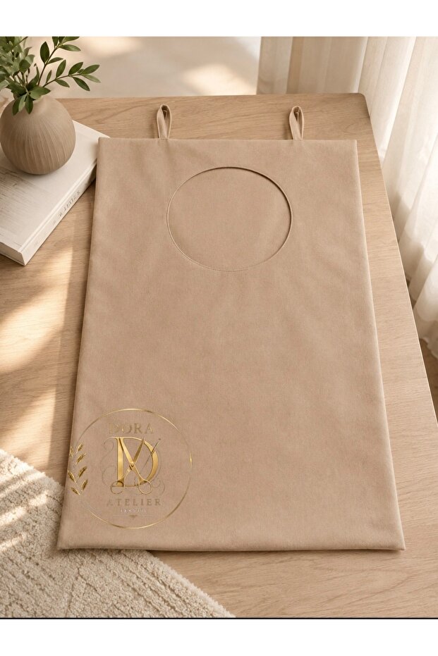 Behind the Door~Wall-Mounted Dirty Laundry Basket Toy Organizer (Coffee -Cappuccino) {Duck Fabric}