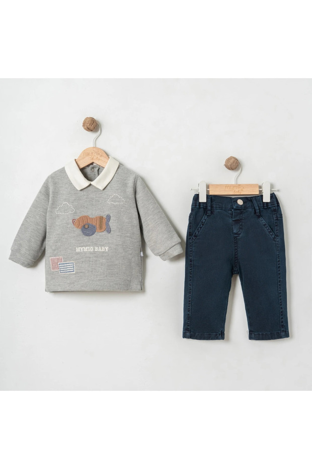 Mymi̇o Boys 9-24 Months Selani̇k 2-Piece Set