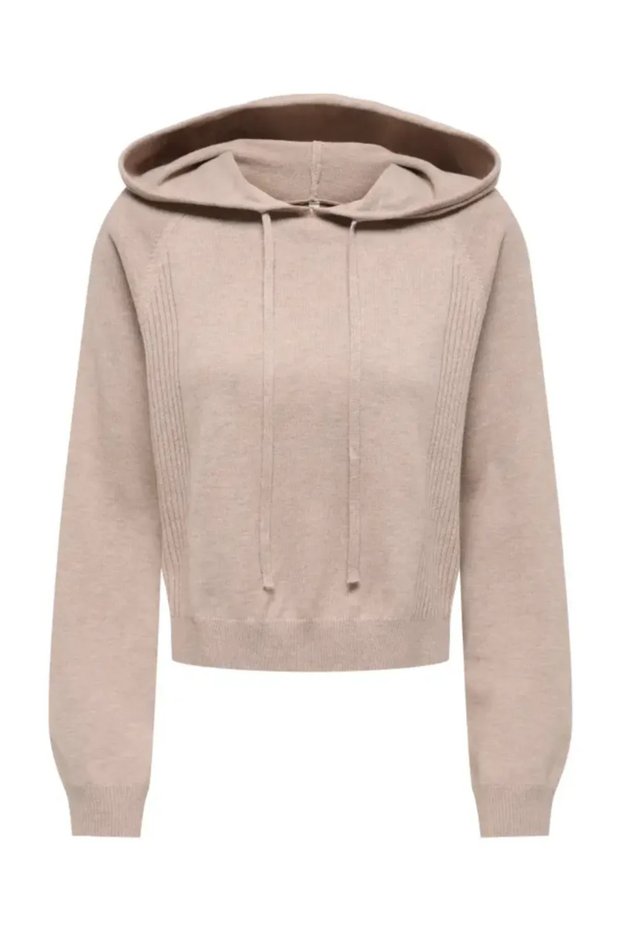Onlgıgı Ls Short Hoodie Cc Knt Women's Sweatshirt 15374935