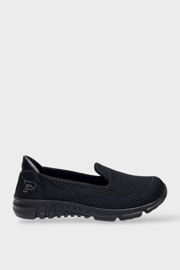 Memory Form Orthopedic Sole Women's Casual Shoes Black